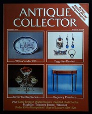 Antique Collector Magazine November 1978 mbox2218 Egyptian Revival