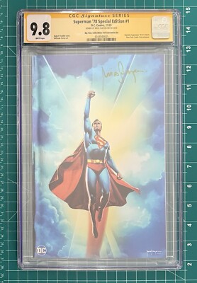SUPERMAN '78 #1   SIGNED MICO SUAYAN   NYCC EXCLUSIVE FOIL VARIANT   CGC SS 9.8