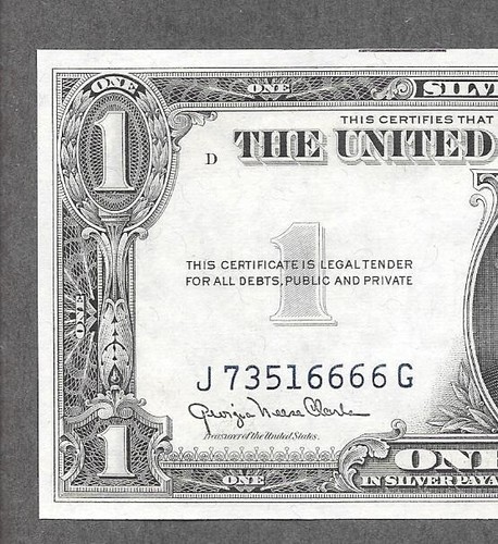 1935D + 1953A -(2) $1 + $2 *Fancy Matching Solid 4 of A Kind Poker # 6666* Notes - Picture 4 of 6
