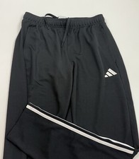 Adidas Aeroready Polyester Black Drawstring Jogger Pants Size M 101