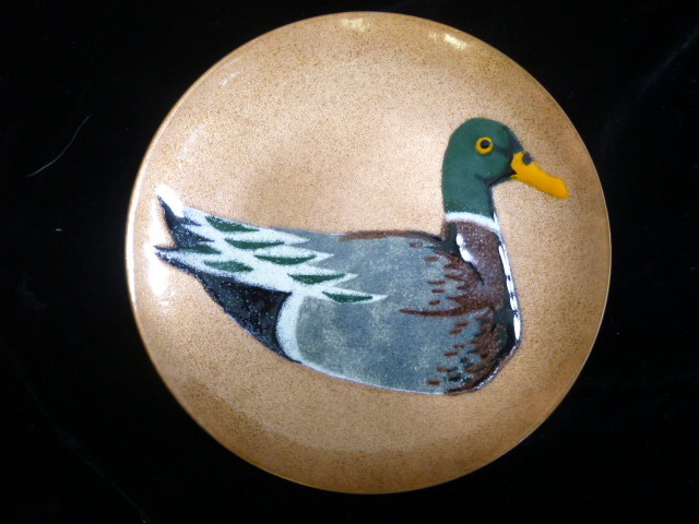 アンマリー・ダヴィッドソン　皿 Mid Century Modern Annemarie Davidson Enameled Duck Plate | eBay