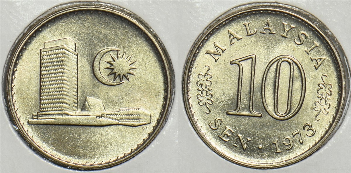 Malaysia 1973 10 Sen BU 904270 combine shipping | eBay