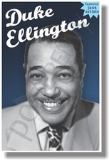 Duke Ellington - Famous Jazz Artists - NEW Music Poster fp427 