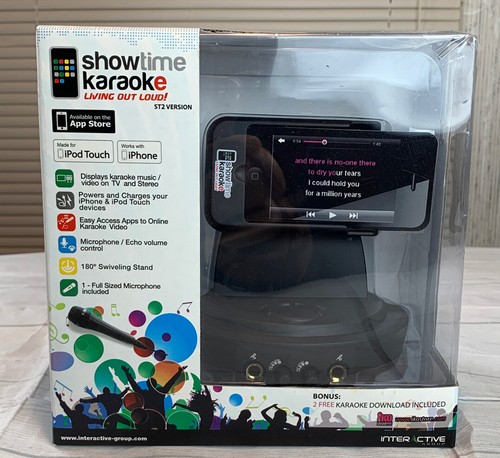 NEW Interactive Group Showtime karaoke Living out Loud ST2 Version Iphone Ipod - 第 1/6 張圖片