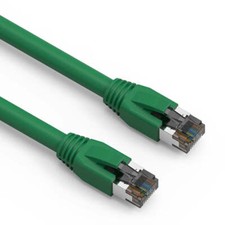 2Ft CAT8 S/FTP Ethernet Network Cable Green 24AWG