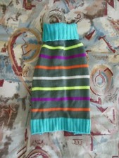 Multicolor Striped Fashion Sweater Medium - NEW