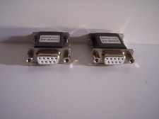 2 pk DB9 Female to Female Null Modem Adapters