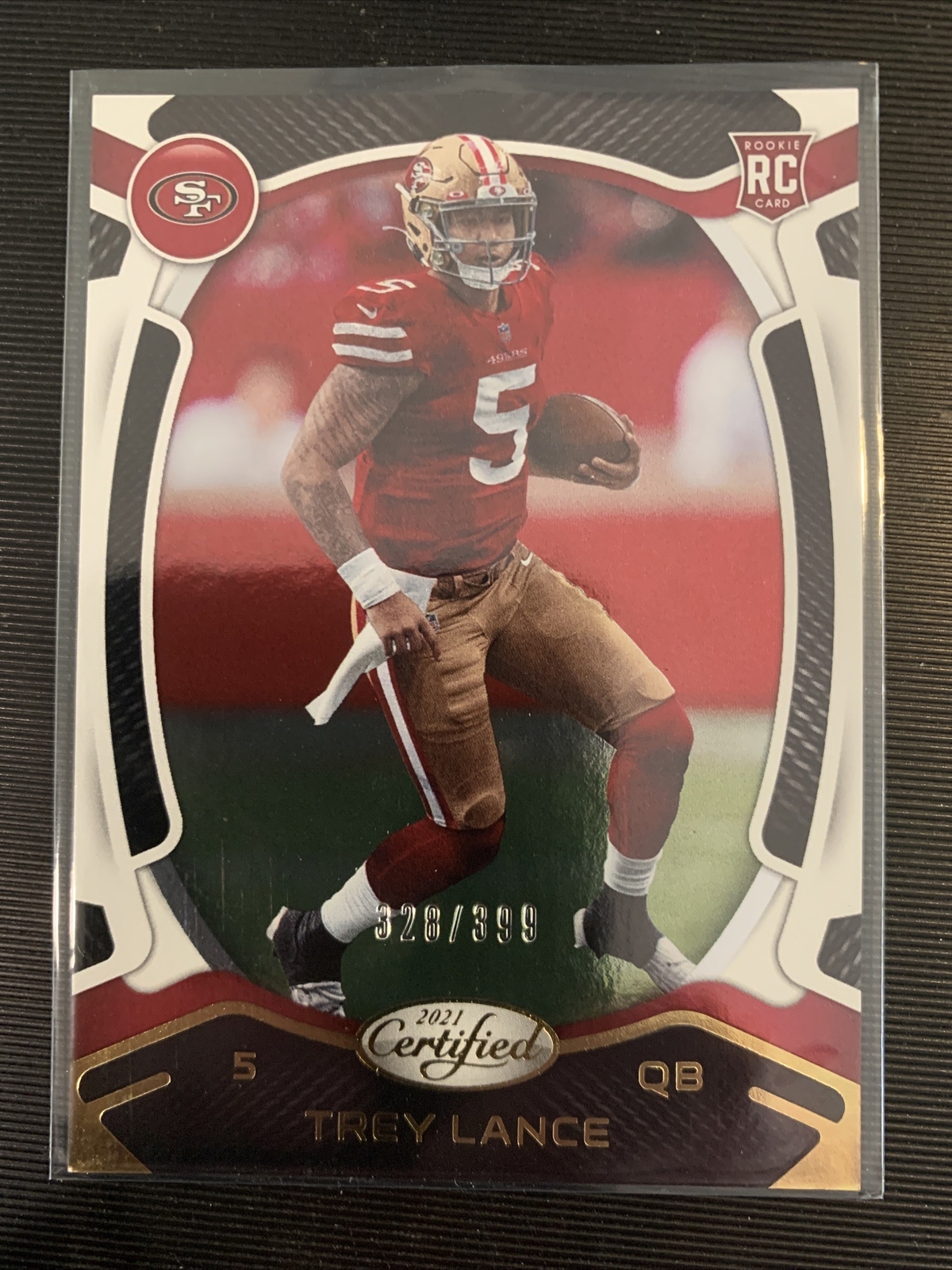 TREY LANCE 2021 CERTIFIED ROOKIE RC #/399 49ERS #103 FREE SHIP