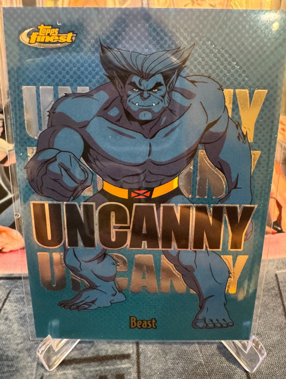 2025 Topps Finest X-Men '97 #97 Beast Uncanny SP