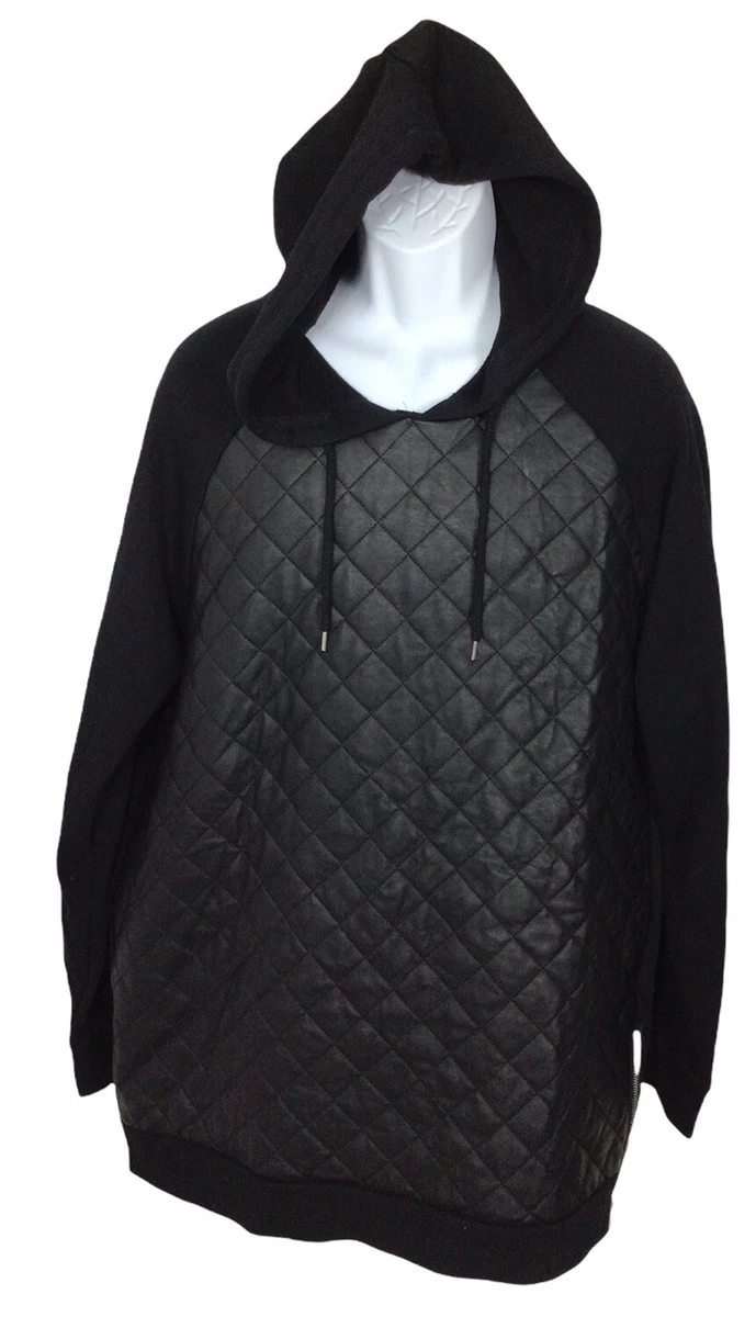 Quilted hoodie hotsell