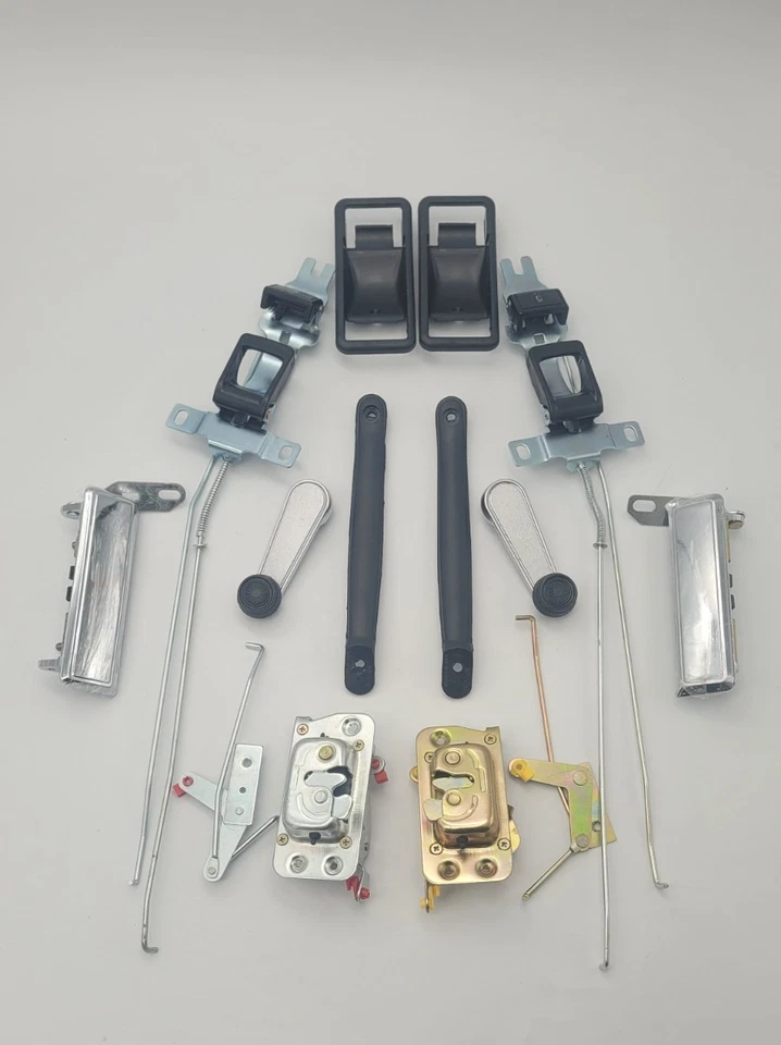 JUEGO DE MANIVELA TIRADOR DE PUERTA, MANIVELA VENTANA SE ADAPTA A TOYOTA LAND CRUISER FJ40 Foto 2 de 4