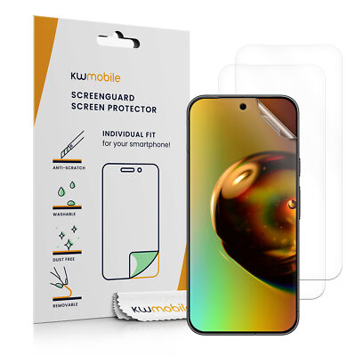 3x Folie für Google Pixel 9 Pro XL Displayschutzfolie transparent Telefon Cover 