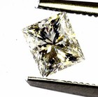 GIA loose certified 1.01ct carat SI1 J princess diamond vintage estate antique — photo 3