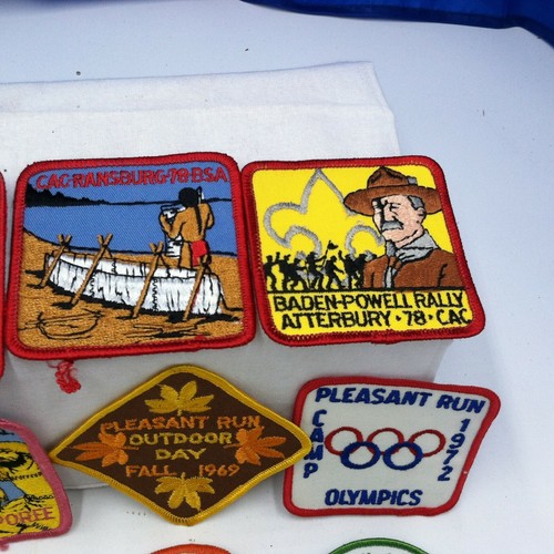 Boy Scout / Girl Scout patch lot - Belzer Pleasant Run Bradford Woods Ransburg - Picture 3 of 6