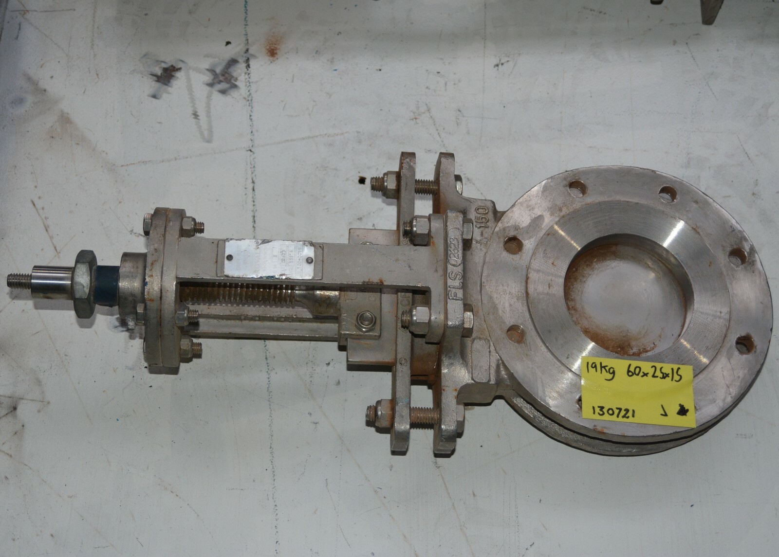 ROVALVE SS316 knife gate valve 100001 SIZE 4 DN100 4 Inch eBay