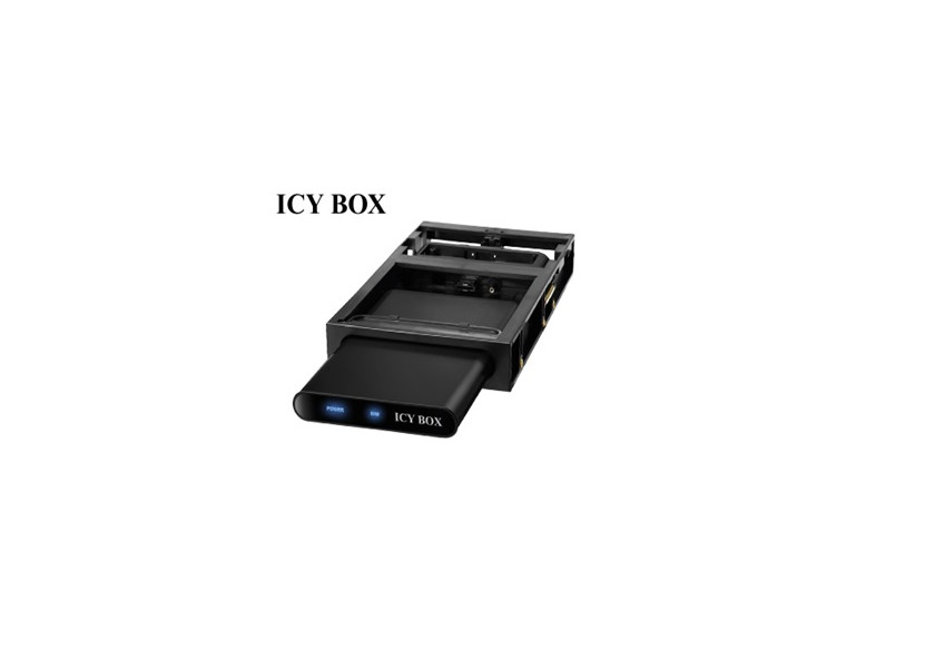 ICY BOX IB-266StUSD-B Aluminium 2,5" schwarz SATA Mini-USB 2.0 & eSATA