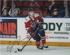 Lethbridge Hurricanes Calen Addison Signed Autographed 8x10 WHL Photo COA B