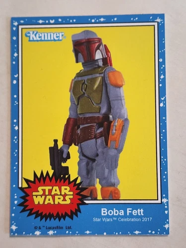 STAR WARS CELEBRATION ORLANDO 2017 FAN SWAG BOBA FETT KENNER TRADING CARD