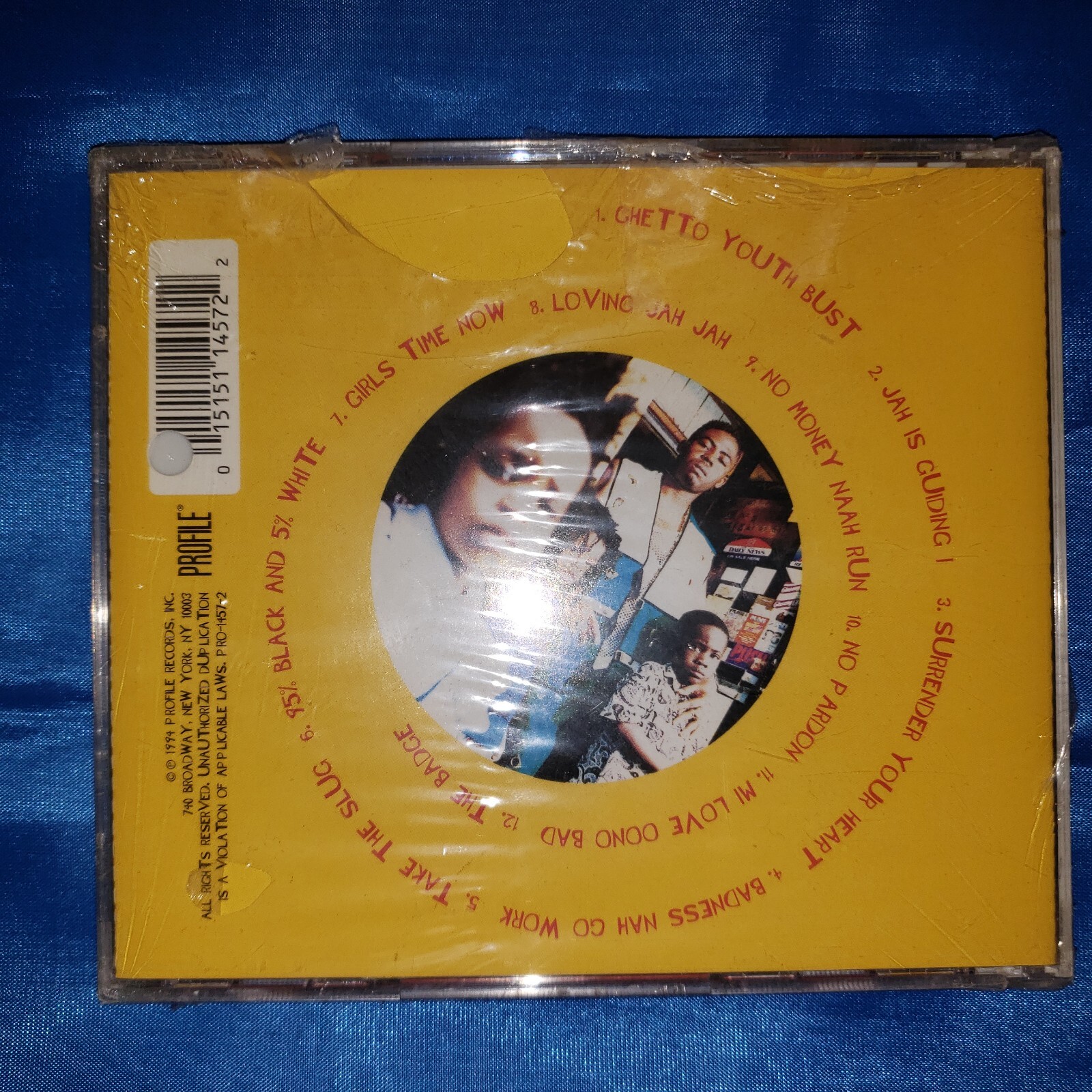 Sluggy Ranks Ghetto Youth Bust CD REGGAE DANCEHALL 1994 PRO14572 eBay