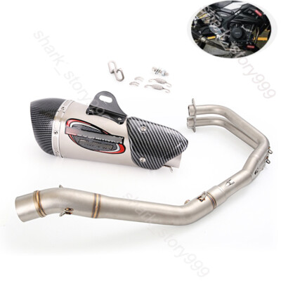 Full System for Yamaha MT-03 YZF R3 Exhaust Header Pipe 51mm Muffler DB Killer