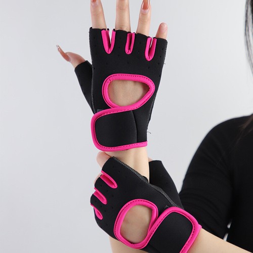 Outdoor Half Finger Gel Padded Bike Cycling Gloves Fingerless Gym Fitness Mitts* - Picture 8 of 19