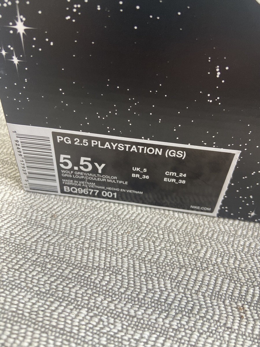 Size 5.5 - Nike PG 2.5 x PlayStation Grey Multi-Color 2018 | eBay