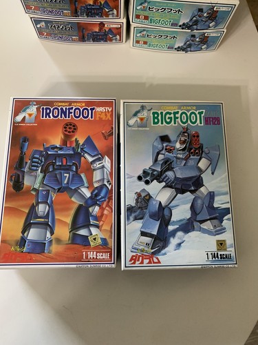 Nitto Vintage Model Kits Lot - Bigfoot & Ironfoot Mech - 1 of each - Picture 1 of 2