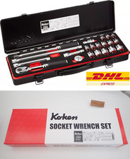 KOKEN ZEAL 3286Z 3/8" 9.5mm SOCKET WRENCH SET 21 PIECES Gear 72
