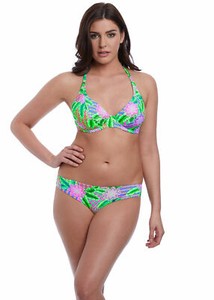 banded halter top bikini