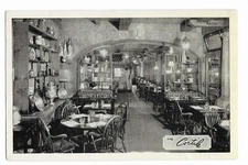 Postcard The Cortile Dining Room Interior New York City New York NY c1950