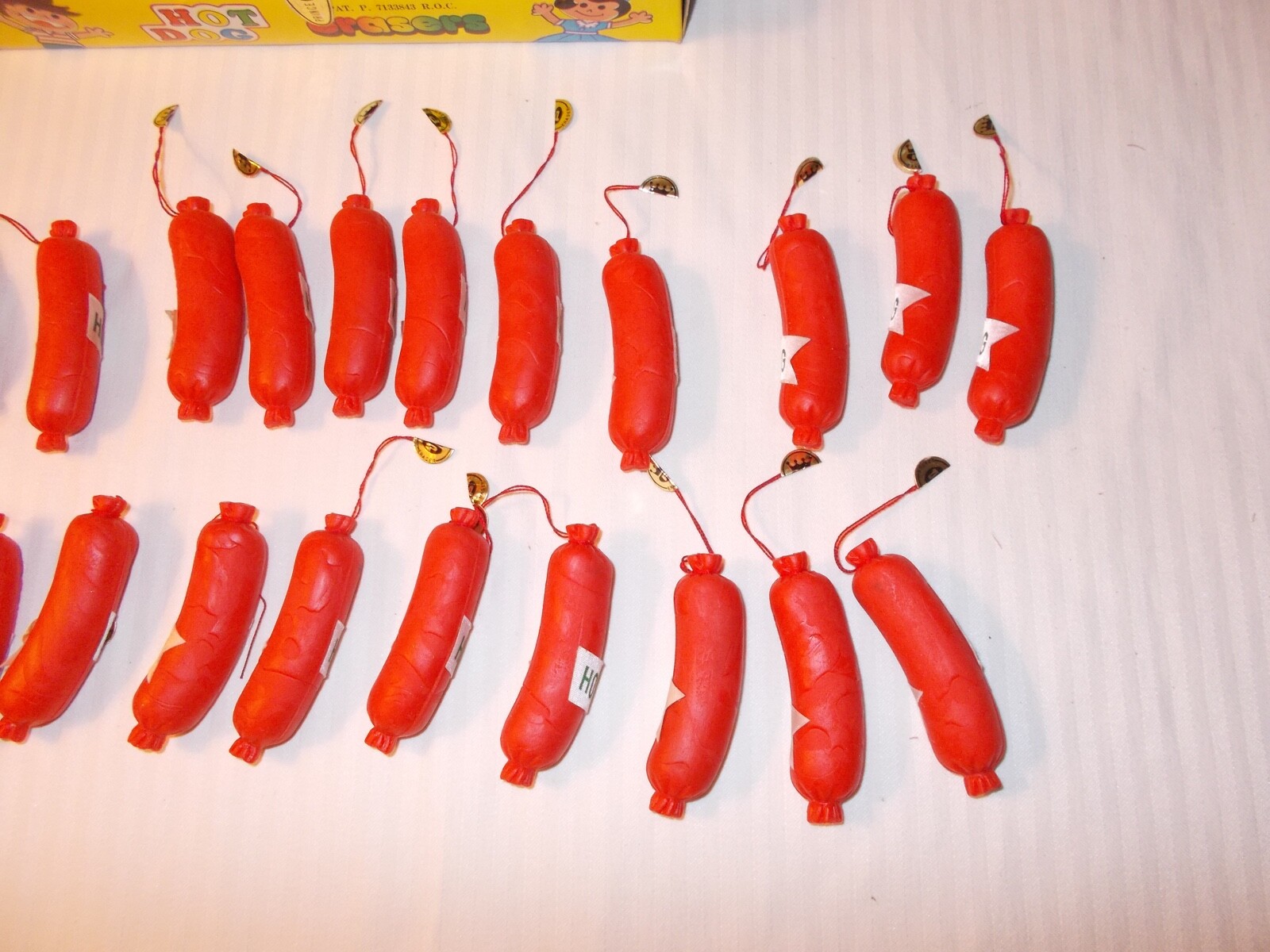 Vintage Hot Dog Eraser Erasers and Display Box Lot of 21 eBay