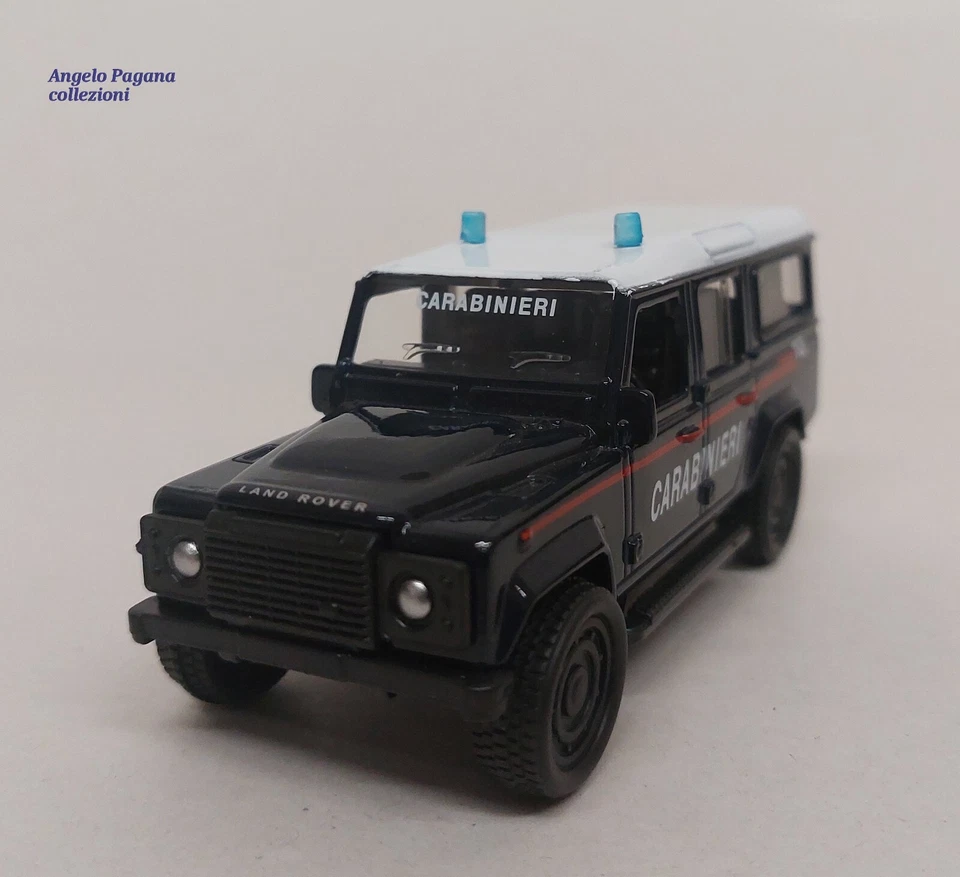 modellino auto scala 1:43 land rover defender dei carabinieri della newray 1/43 - Immagine 2 di 4