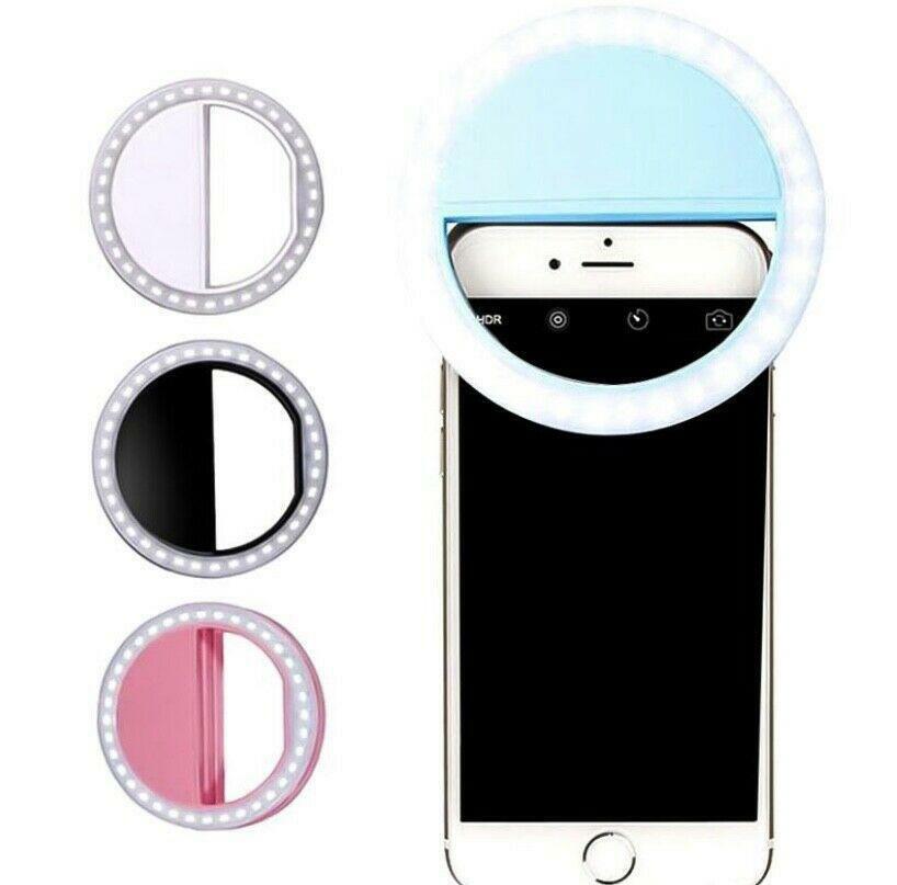 Selfie LED Light Ring Flash Clip Rechargeable Camera For Phone