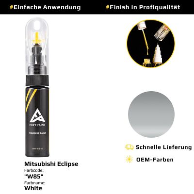 Lackstift für Mitsubishi Eclipse Code: W85 White