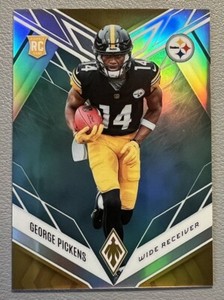 2022 Panini Phoenix George Pickens /150 Teal Rookie RC #123 NFL Steelers