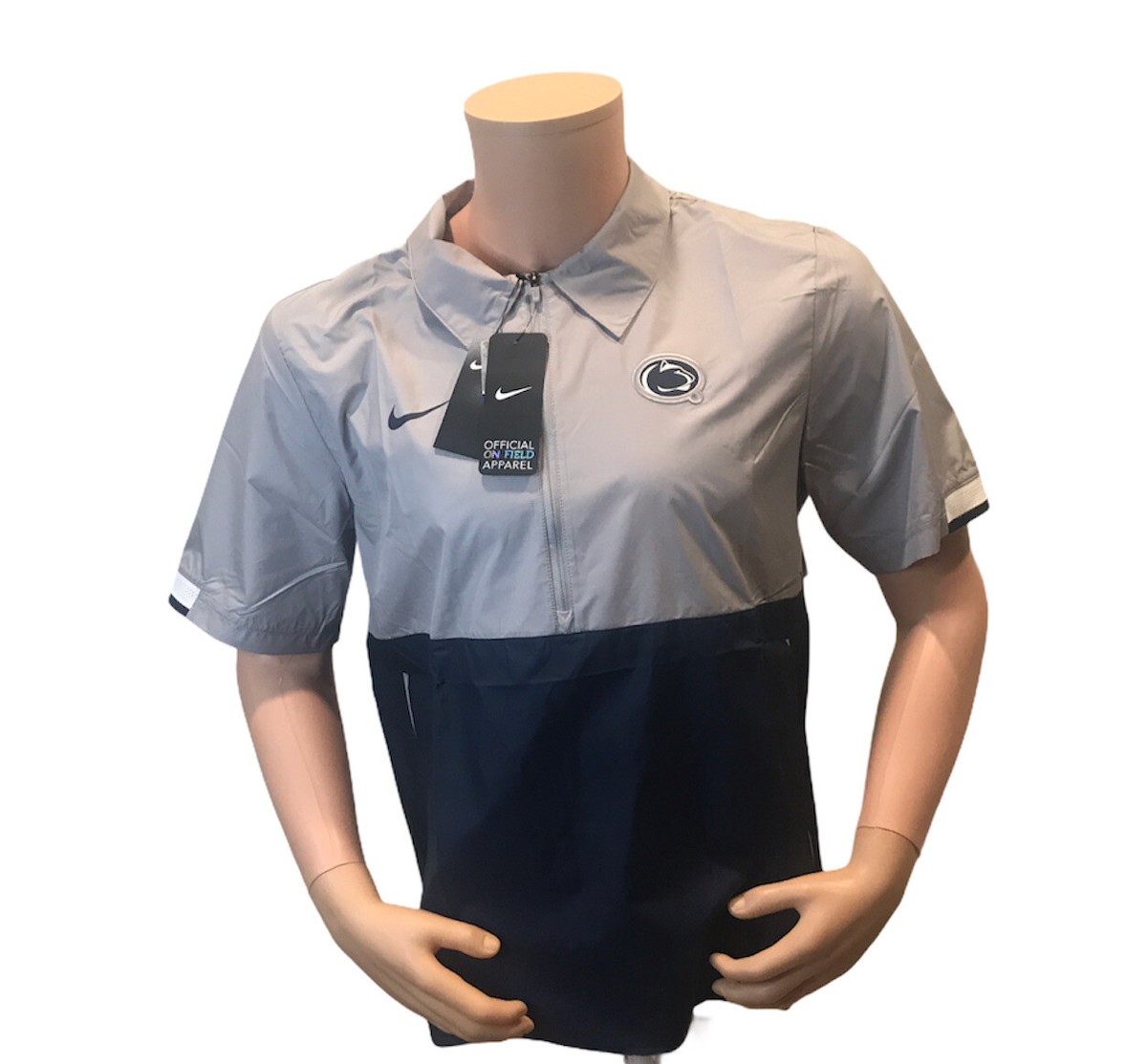 Nike Coches SS 1/4 Zip NCAA Penn State Nittany Lions Jacket Nike Coches SS 1/4 Zip NCAA Penn State Nittany Lions Jacket