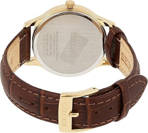 Seiko Classic Quartz Leather Strap Ladies Watch SXDG96P1 - Picture 3 of 3