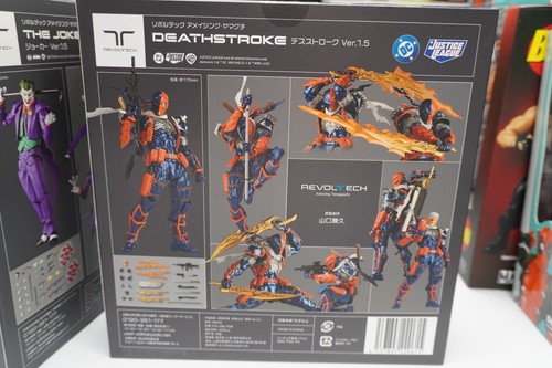 Revoltech Amazing Yamaguchi Deathstroke Ver.1.5 & Joker Ver.1.5 Action Figures - Picture 9 of 9