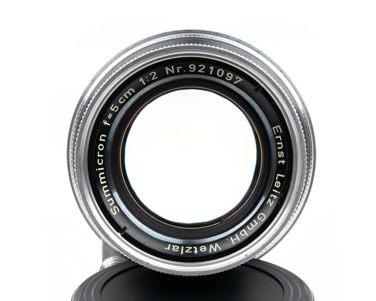 Ex Leica Ernst Leitz GmbH Wetzlar Summicron 50mm f/2 L39 Silver Radioactive Lens Ex Leica Ernst Leitz GmbH Wetzlar Summicron 50mm f/2 L39 Silver Radioactive Lens