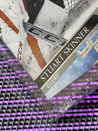 Stuart Skinner YOUNG GUNS RC 2020-21 Upper Deck #496 Rookie Edmonton Oilers - Picture 5 of 7