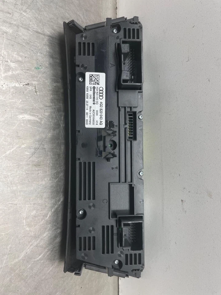 2014-2017 Audi A6 Climate AC Heater Control w/ Heated Seats OEM - Изображение 4 из 4