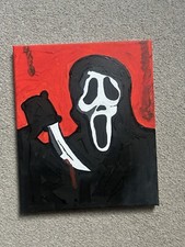 Hand Painted Scream Ghostface 