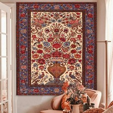 Vintage Boho Floral Tapestry Wall Hanging