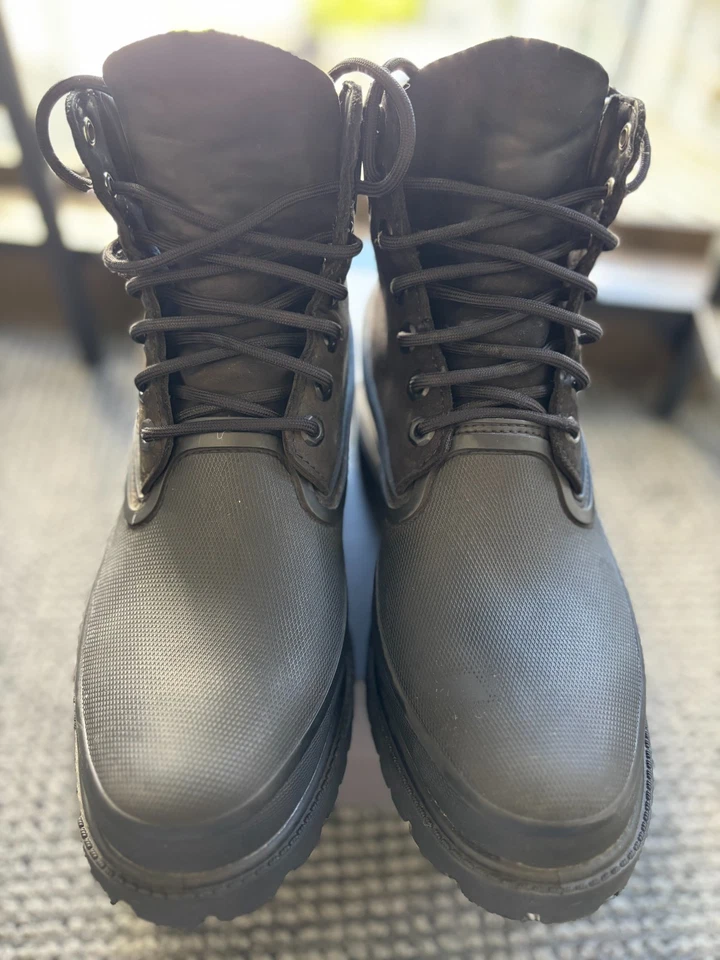 Timberland Premium Hombre 6 Pulgadas Botas, Talla UK9, US9.5, EU43. Negro impermeable Foto 3 de 4