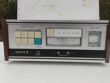 VTG Zenith  8-Track Player/Recorder Model D638w-1• Wood Cab • untested 