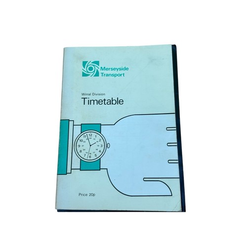 Merseyside Transport - Wirral Division - Timetable - July 1977 - With Leaflets