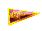 VINTAGE 1952 HARLEY DAVIDSON Laconia RACE PENNANT Panhead Flathead Knucklehead — photo 2