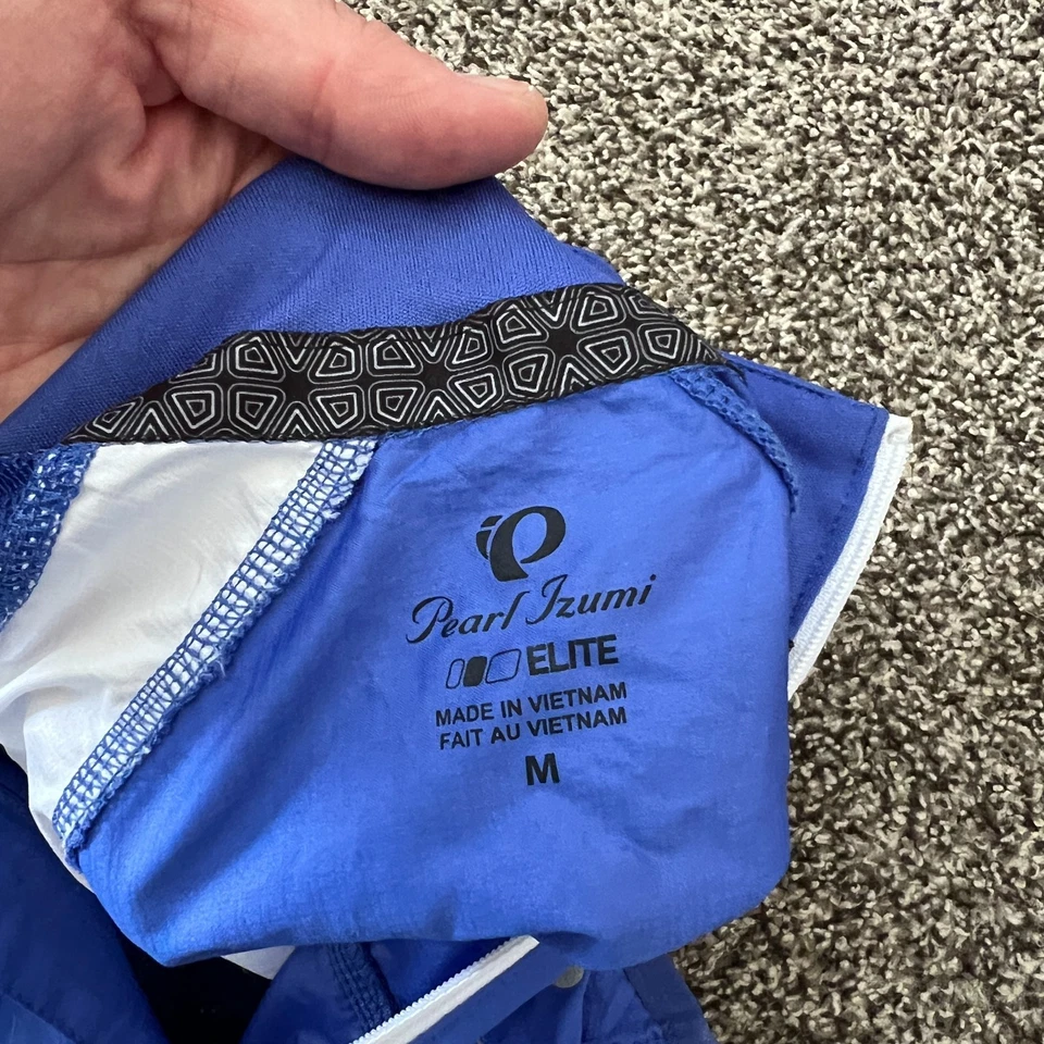 PEARL IZUMI Elite Series Vest Windbreaker Sleeveless Womens M Blue Cycling - Image 4 of 4