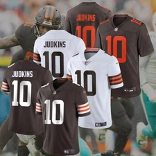 YOUTH Quinshon #10 Judkins Brown/White/Alternate - Stitched Jersey