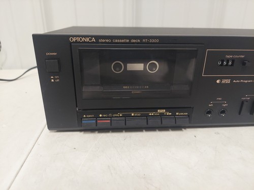 OPTONICA Stereo Cassette Deck RT-3300 per ricambi o riparazioni leggere descrizione #2949 - Foto 2 di 8
